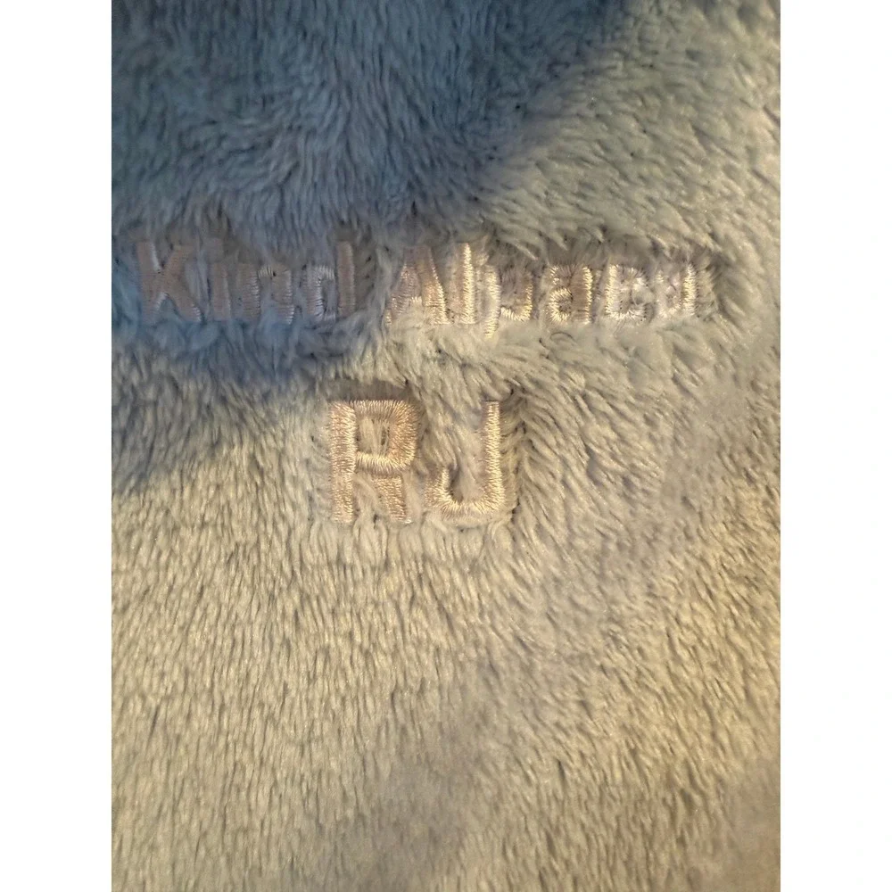 BTS BT21 RJ Kind Alpaca Blue Plush Fleece Robe Med KPop BTS RJ Jin Foodie Alpaca